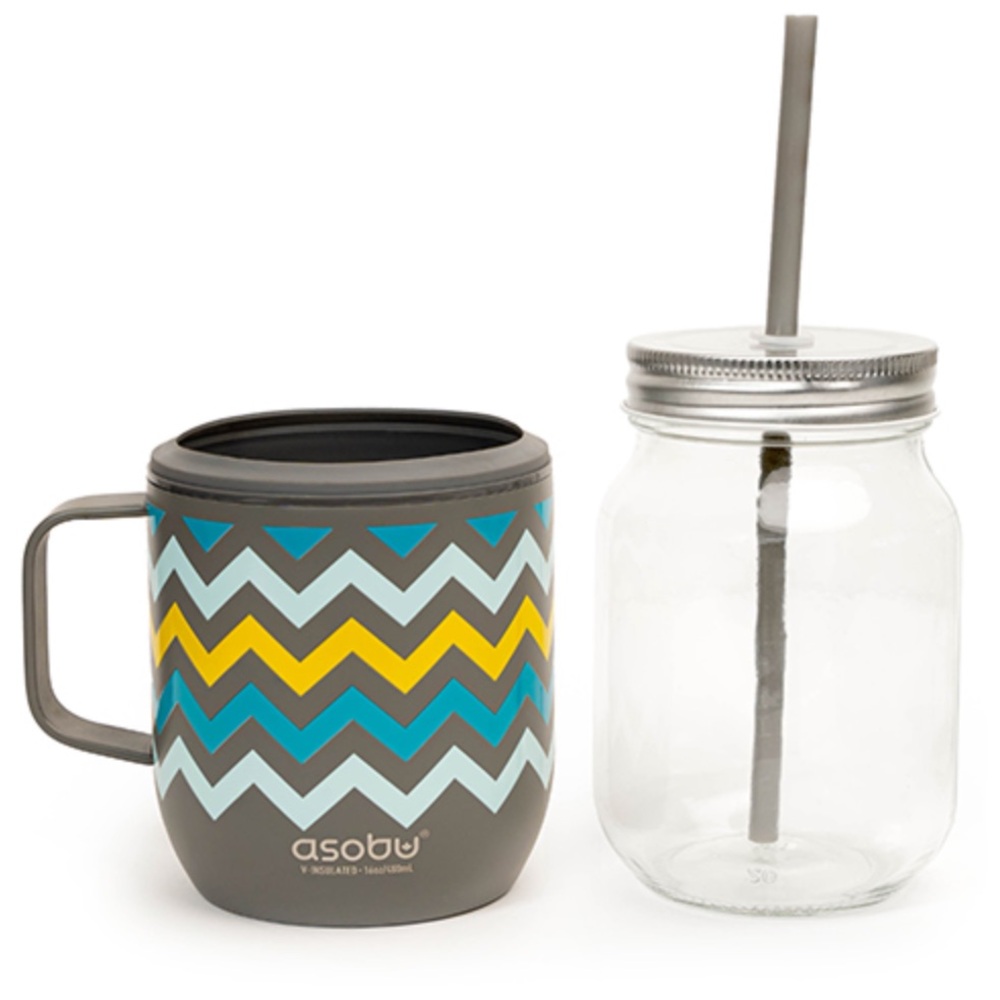 ‼️SALE‼️NWT 16 oz Mason Jar with Insulated Sleeve
